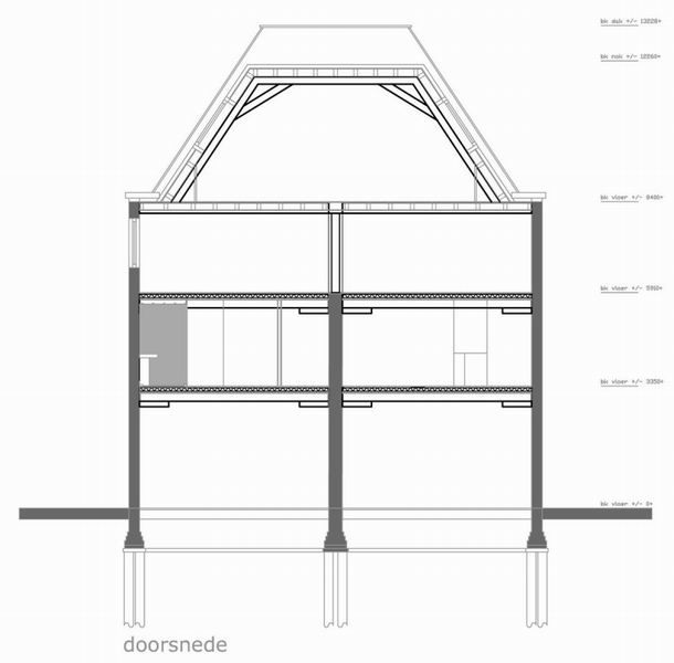 荷兰特色现代公寓 旧地板反差极简主义(组图) 