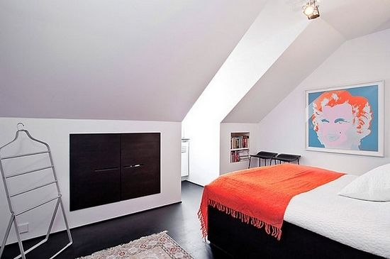 充满动感元素的瑞典54平米两室公寓（组图） 