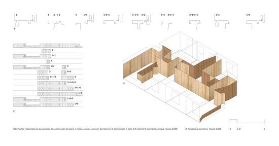 一套西班牙96平米三室两卫公寓改造设计(图) 