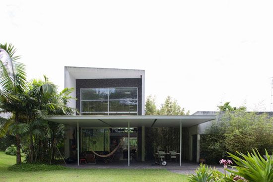 建筑师Pedro巴西圣保罗独特的住宅 简单舒适(图) 
