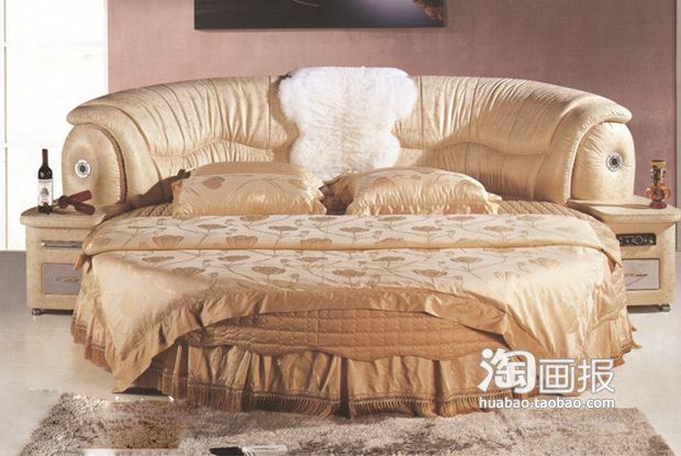 多款时尚圆床推荐   打造温馨迷人卧室（图） 