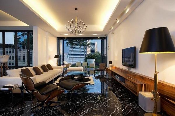 马来西亚吉隆坡别墅改造 45度倾斜豪宅换新颜 