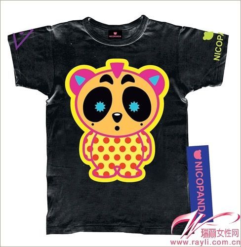 连卡佛　熊猫图案T恤 　图片来源：《瑞丽时尚先锋》