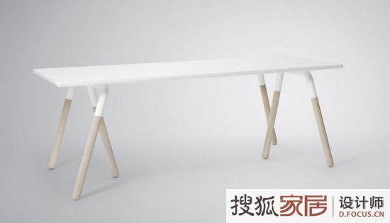 当代斯堪的纳维亚方式的灵感 工业木筏桌椅 