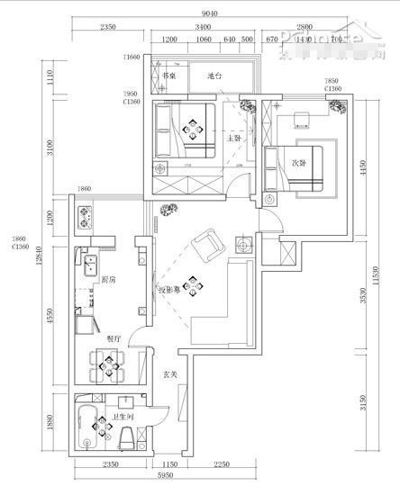 经济适用男三大特点 锁定60平简约家(组图) 