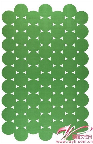 IKEA宜家家居　绿色地毯