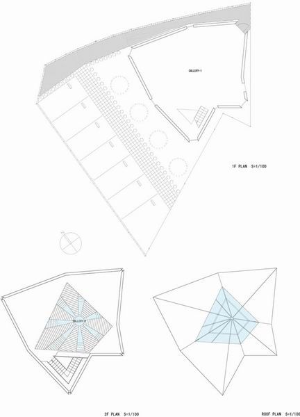 日本广岛私人博物馆 地板展现几何美学(组图) 