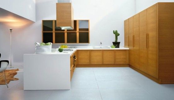 25款现代木质厨房 触摸每一寸质感空间(组图) 