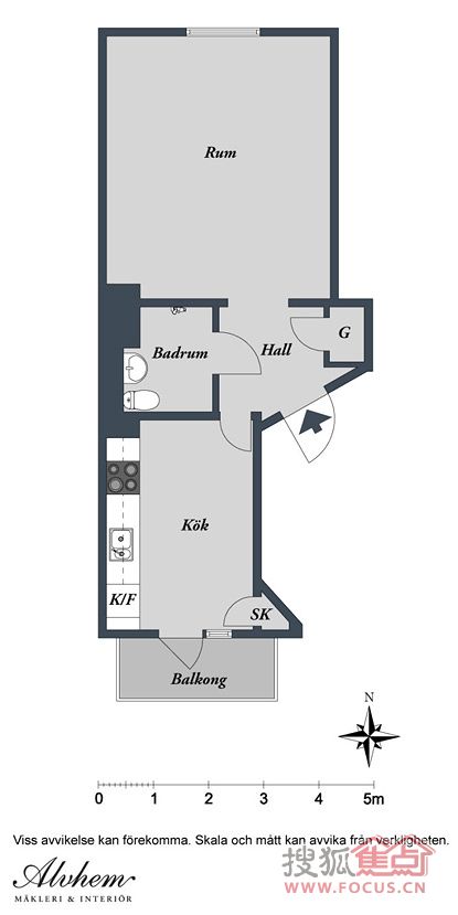 实木地板完美表达34平方的温馨住家(组图) 