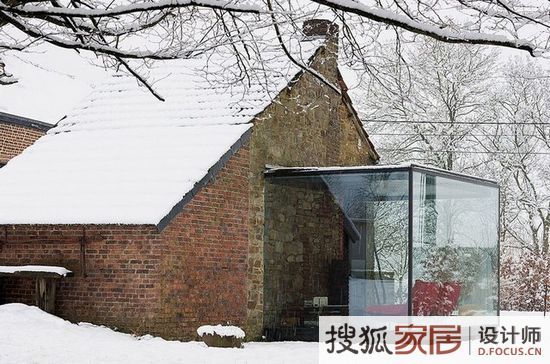 朴素而粗犷的设计 比利时郊外小屋 