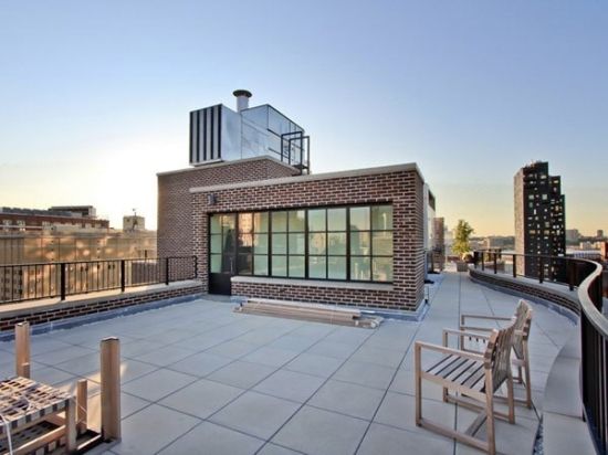  纽约现代时尚屋顶公寓 享受清晨第一缕阳光(图) 
