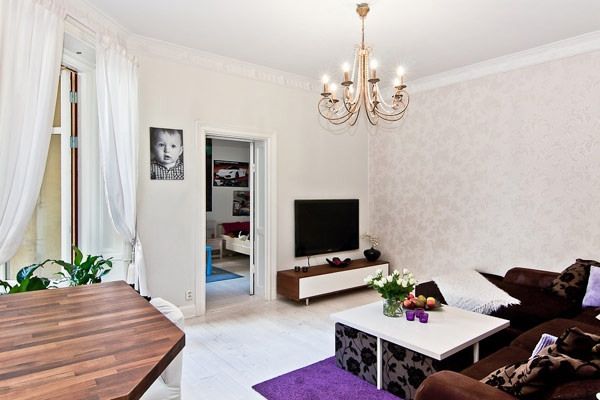 生活空间  瑞典95平米优雅公寓欣赏 
