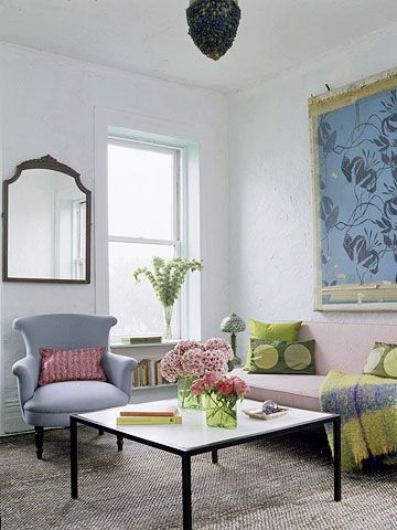 流行风格 柔和色调的室内设计案例欣赏 