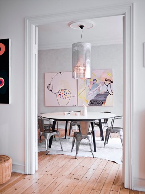 丹麦风格 触摸得到色彩的小清新公寓(组图) 