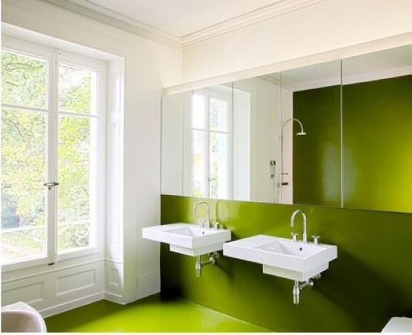 拒绝单调  打造清新的绿色沐浴空间 