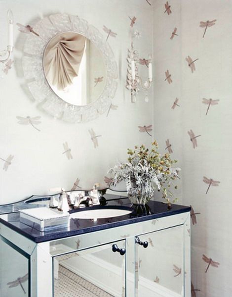 生活空间  15个盥洗室梳妆台的装饰方案 