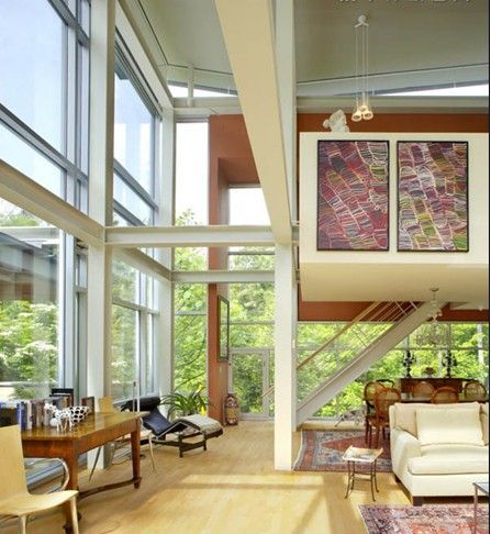美国玻璃透明别墅 loft动感时尚设计（图） 
