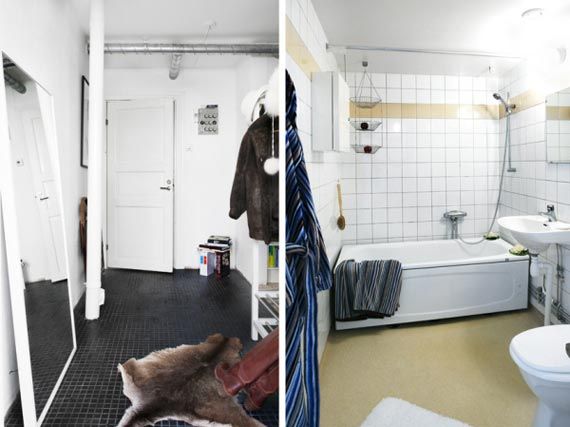 43平米清新小户型的瑞典小宅院装修（组图） 