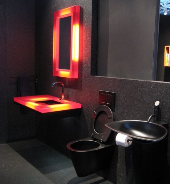 色彩大不同之黑色浴室家居设计赏析 