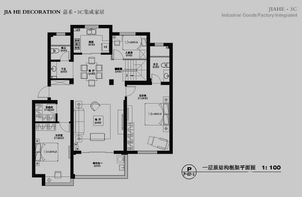 124平3室1厅暖暖简欧 田园风公主卧室（图） 