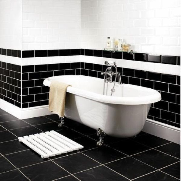 流行色彩  黑白色浴室装修案例欣赏（组图） 