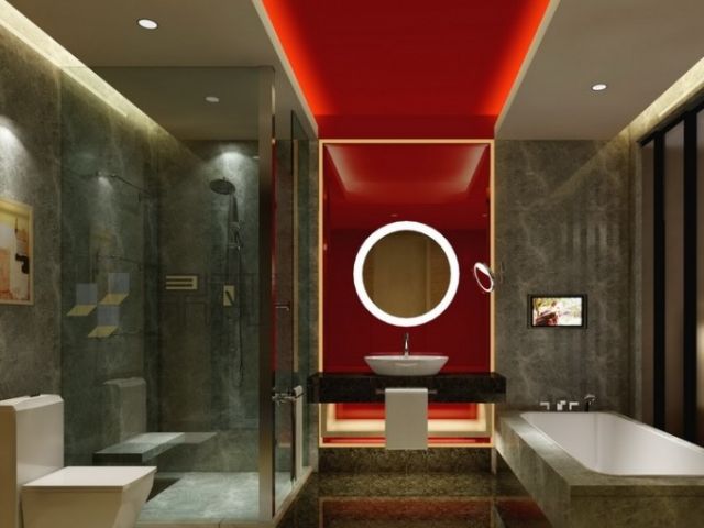 8种卫浴间装修风水 浴厕与走廊相生相克(图) 