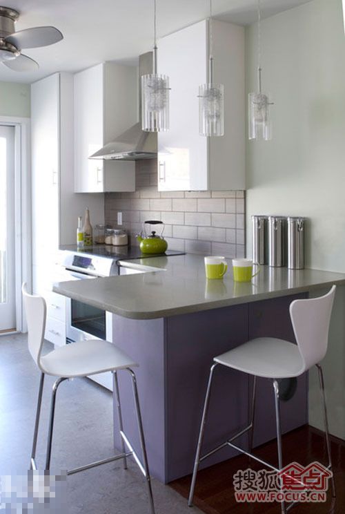 迷你出挑的15款实用小厨房设计 小空间的宽敞感 