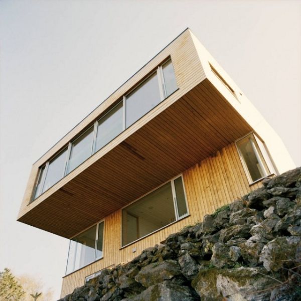 与自然融合 挪威的全景房设计  