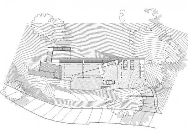 清新温暖几何大宅 Oakpass Residence（图） 