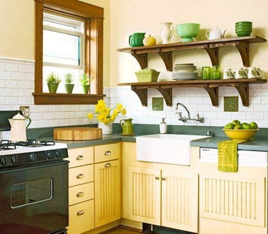 设计指南 3-10平小户型厨房的色彩提案(组图) 