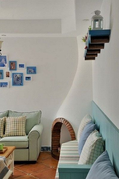 生活空间 清新小户型 温馨地中海风格之家 