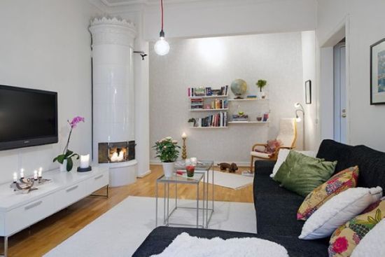 哥德堡58平米小公寓 巧妙变身大空间（图） 