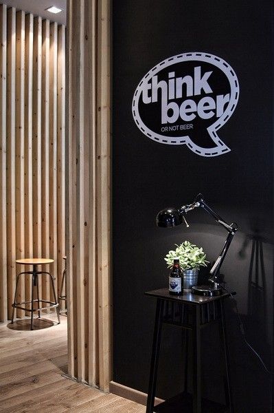 挑战你的视觉 黑白个性啤酒屋 Think Beer 