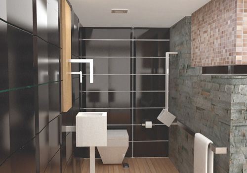 30款创意小浴室设计 有限空间超强收纳(组图) 