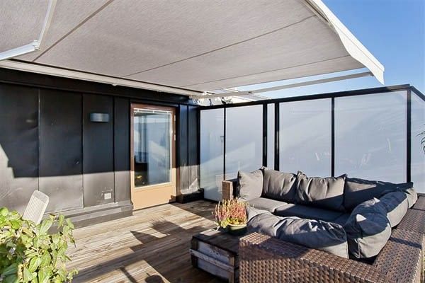 流行风格斯 德哥尔摩47平米屋顶公寓设计欣赏 