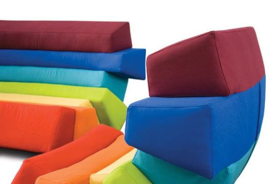 彩虹天堂软垫座椅沙发(组图) 