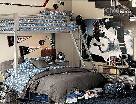 潮流双层床新版设计 最个性化的卧室收纳(图) 