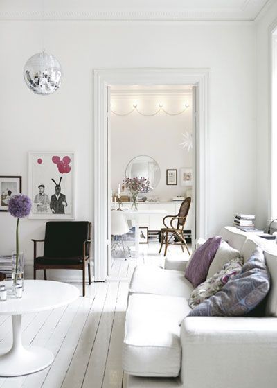 白色+紫色 MM大爱的梦幻又温馨公寓(图) 