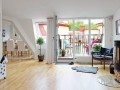 生活空间 北欧风格的明亮白色公寓设计欣赏