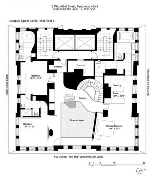 500平米的奢华 纽约惊艳屋顶公寓（图） 