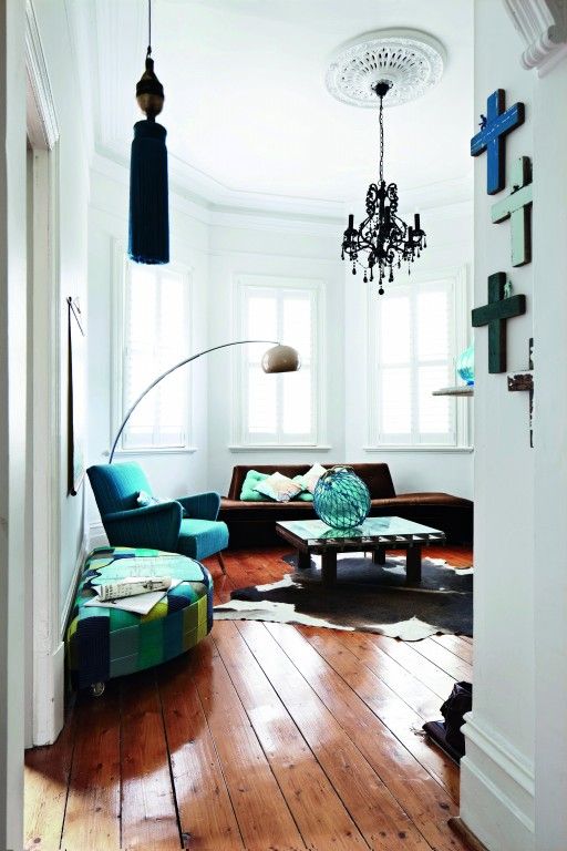 纯粹的蓝与白——澳洲女设计师的独特居室 