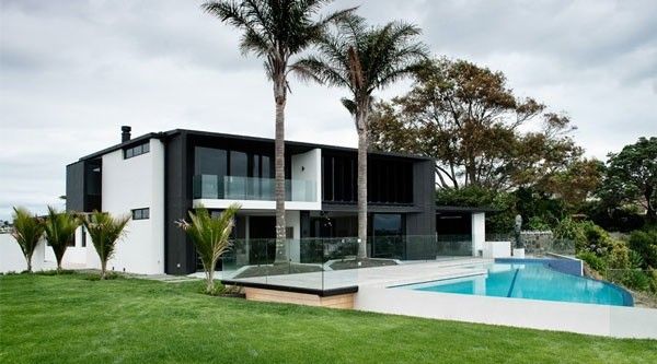现代主义简洁建筑 新西兰Lucerne House(图) 