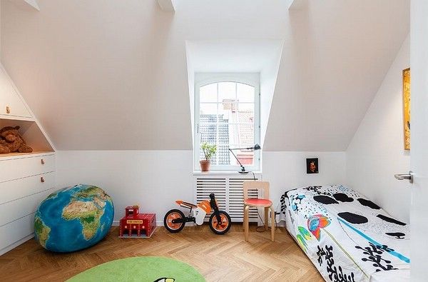 生活空间 360°独特视角的瑞典三层公寓设计 