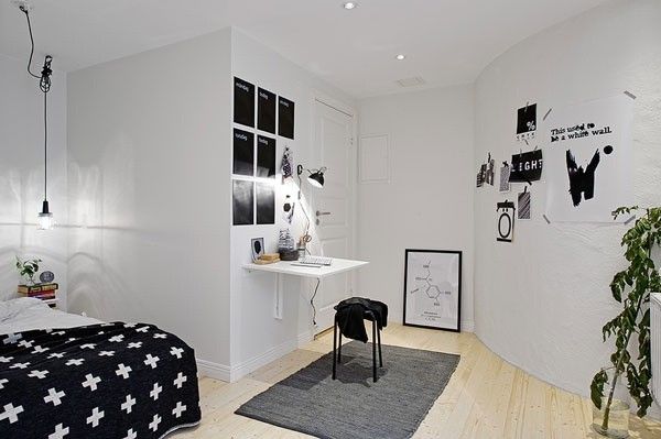 生活空间 黑白幻境 48平米瑞典迷人小公寓 