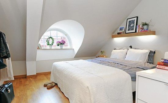 巧用阁楼优势 瑞典时尚温馨小公寓 