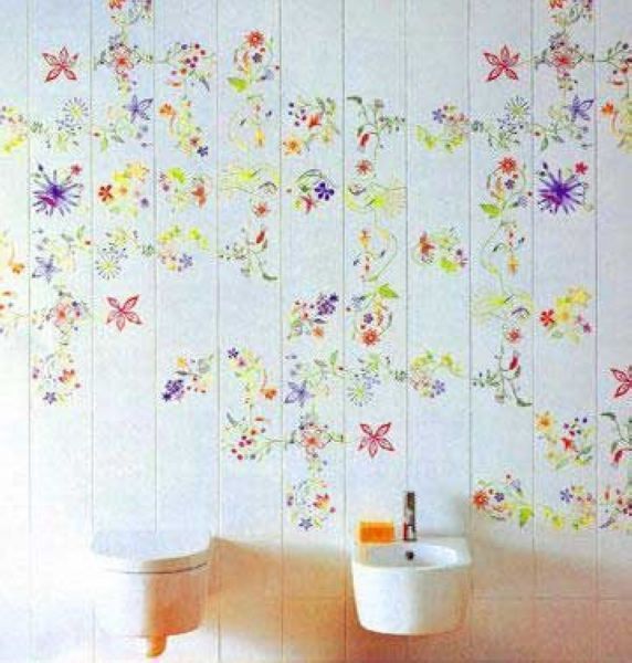 贴出自己的风格 浴室瓷砖新式贴法 