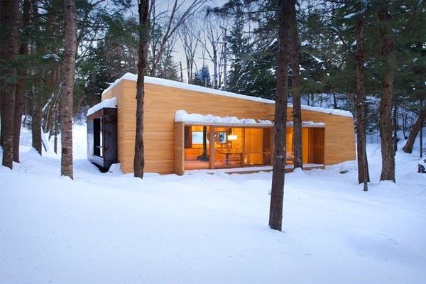 生活空间 雪中的童话城堡 加拿大度假屋欣赏 