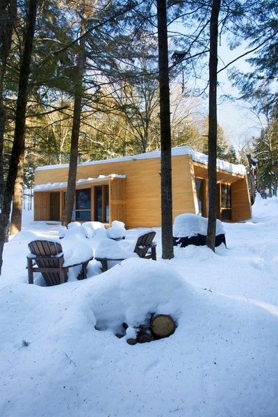 生活空间 雪中的童话城堡 加拿大度假屋欣赏 