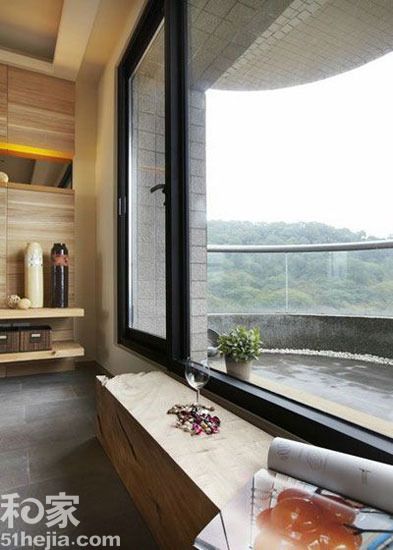 165平米两室两厅自然休闲居 巧用木质与山景 