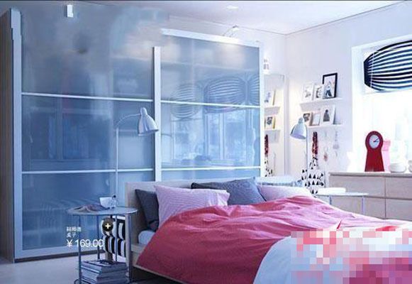 15款简约卧室设计 蓝紫流露品质（组图） 
